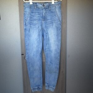 Hyper Denim Men's Light Blue Jogger Jeans Size 32